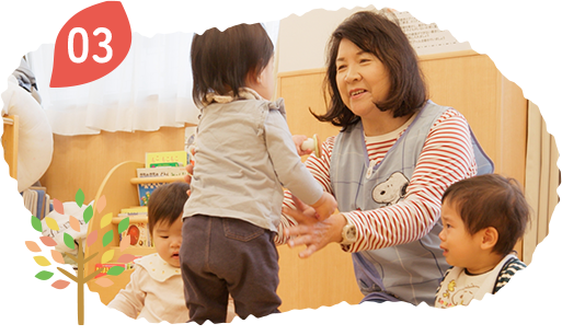 園児や先生方の温かい雰囲気